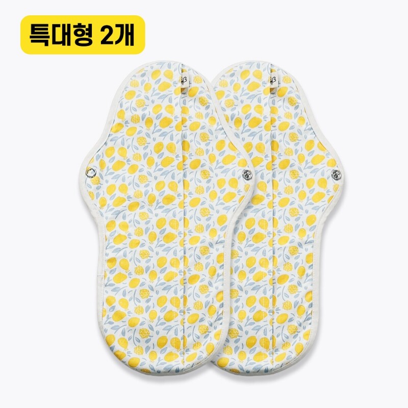 강원더몰,[퀸비 패드] 안심 숙면 순면 생리대 오버나이트(특대형) 2개